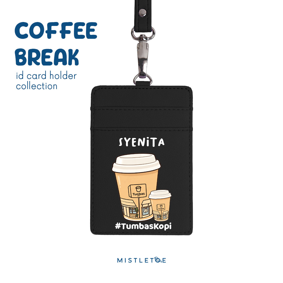 Kopi Tumbas - ID Card Holder - Charcoal Black