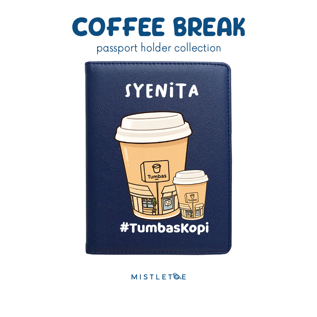 Kopi Tumbas - Passport Holder - Navy Blue