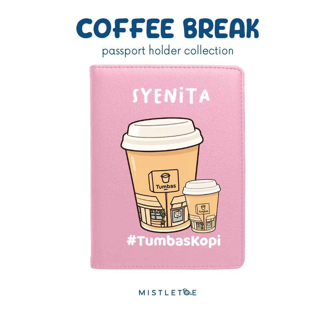 Kopi Tumbas - Passport Holder - Blossom Pink
