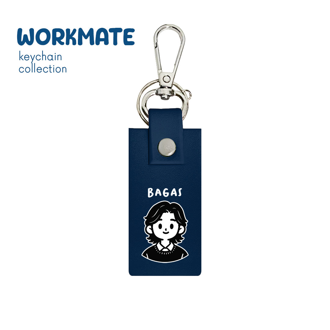 Long Hair Man - Keychain