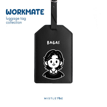 Long Hair Man - Luggage Tag