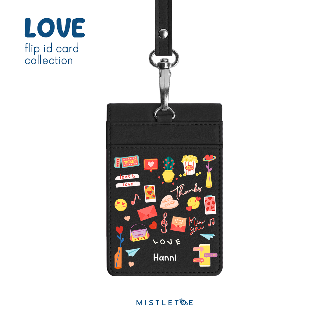Love Language - Flip ID Card | Lanyard