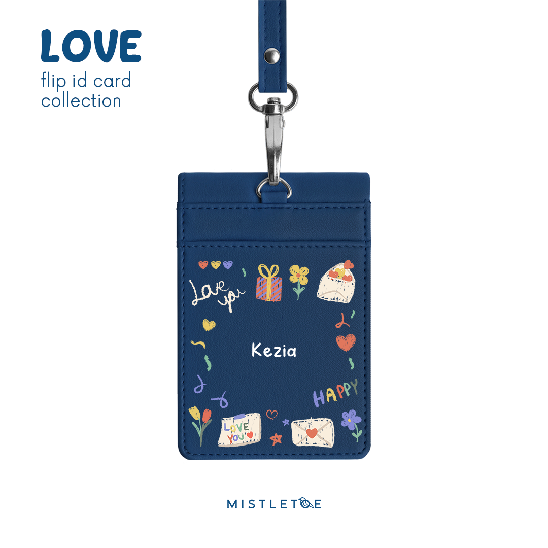 Love Letters - Flip ID Card | Lanyard