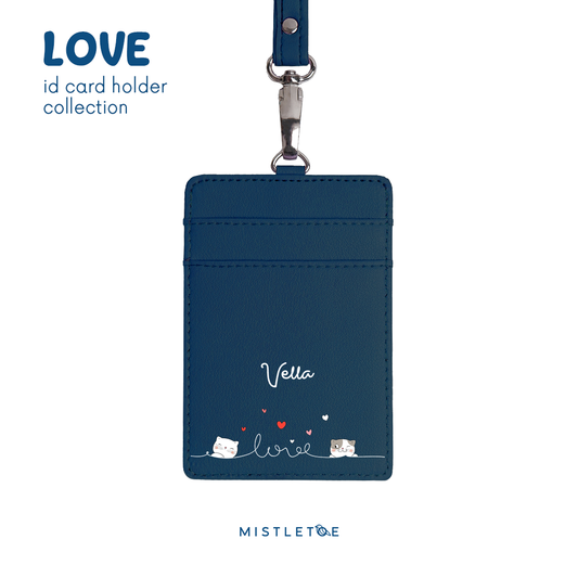 Love Love Cat - ID Card Holder | Lanyard