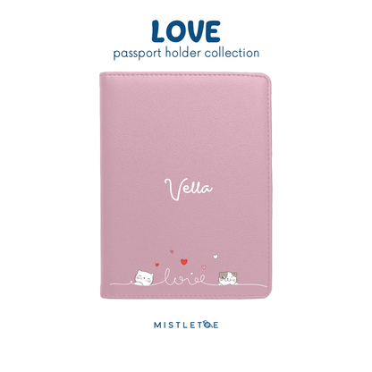 Love Love Cat - Passport Holder