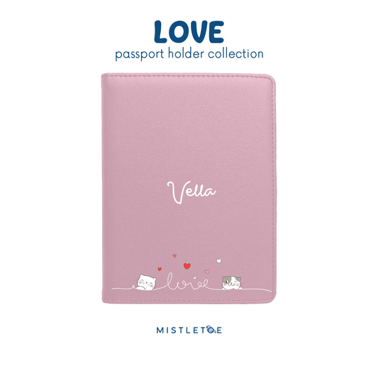 Love Love Cat - Passport Holder