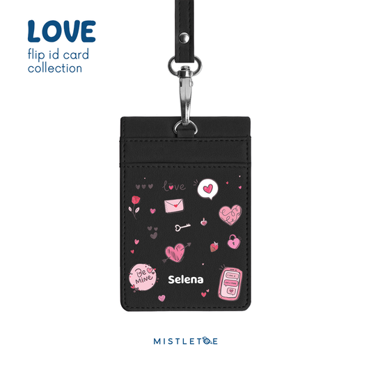Love Love Love - Flip ID Card | Lanyard