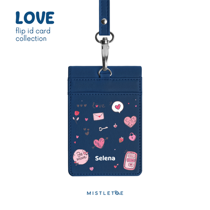 Love Love Love - Flip ID Card | Lanyard