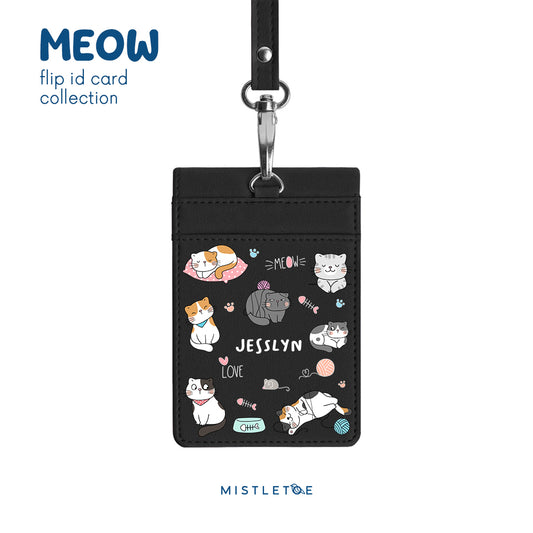 Meowland - Flip ID Card | Lanyard