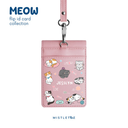 Meowland - Flip ID Card | Lanyard