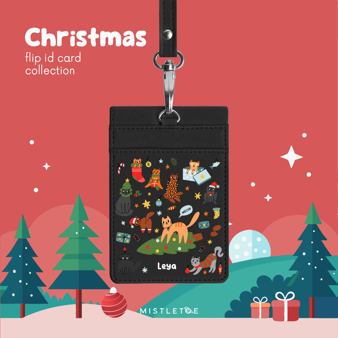 Meowtide - Flip ID Card | Lanyard