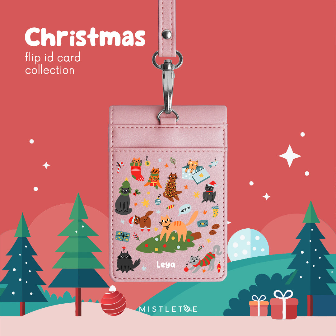 Meowtide - Flip ID Card | Lanyard