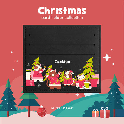 Meowy Christmas - Card Holder