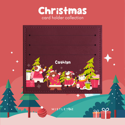 Meowy Christmas - Card Holder