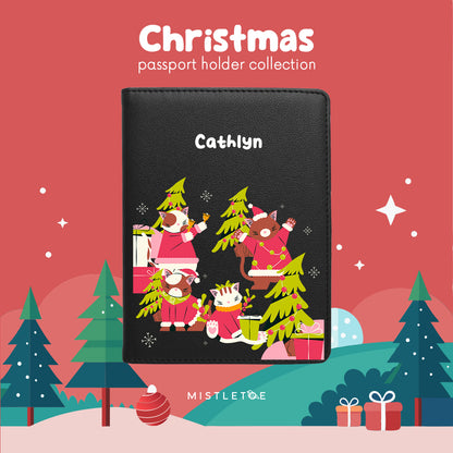 Meowy Christmas - Passport Holder