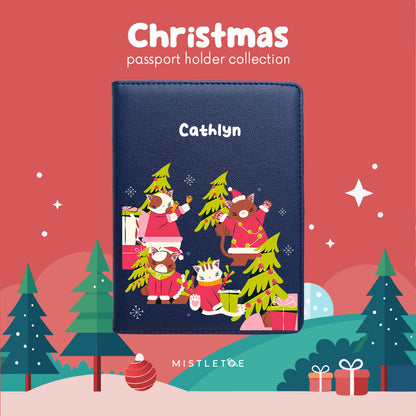 Meowy Christmas - Passport Holder