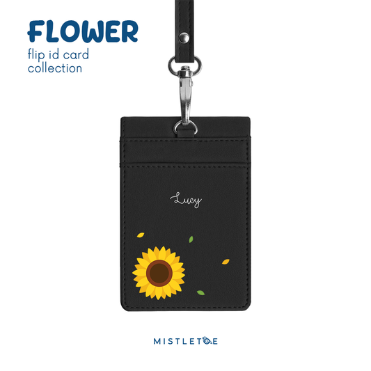 Mini Sunflower - Flip ID Card | Lanyard