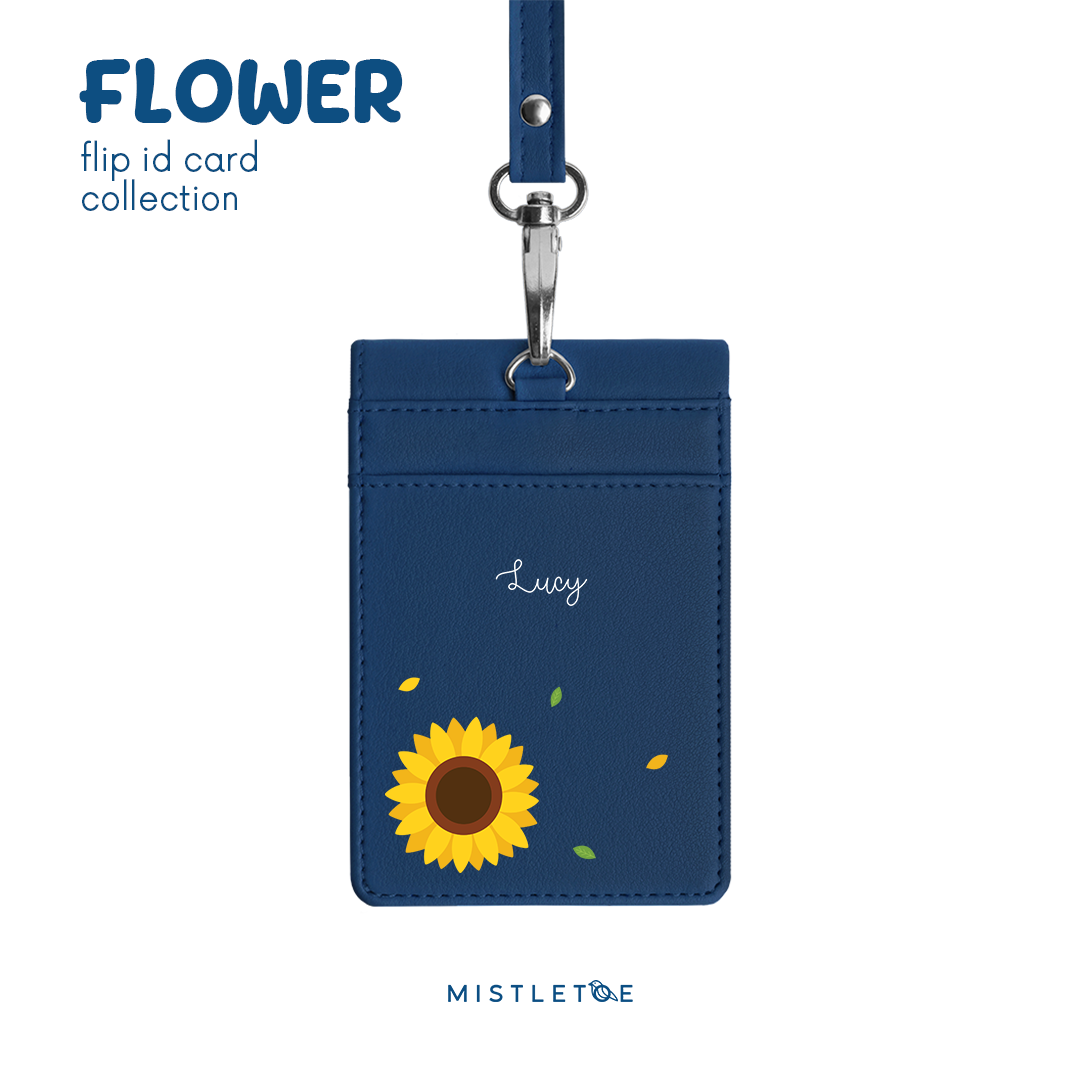 Mini Sunflower - Flip ID Card | Lanyard