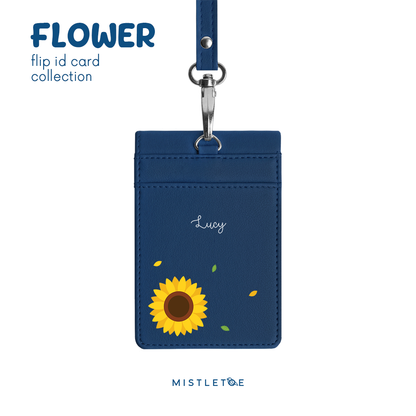 Mini Sunflower - Flip ID Card | Lanyard