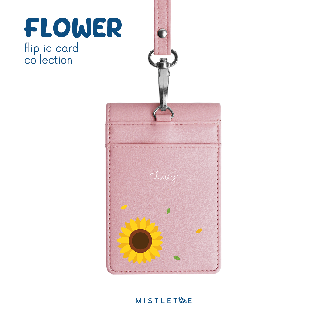Mini Sunflower - Flip ID Card | Lanyard