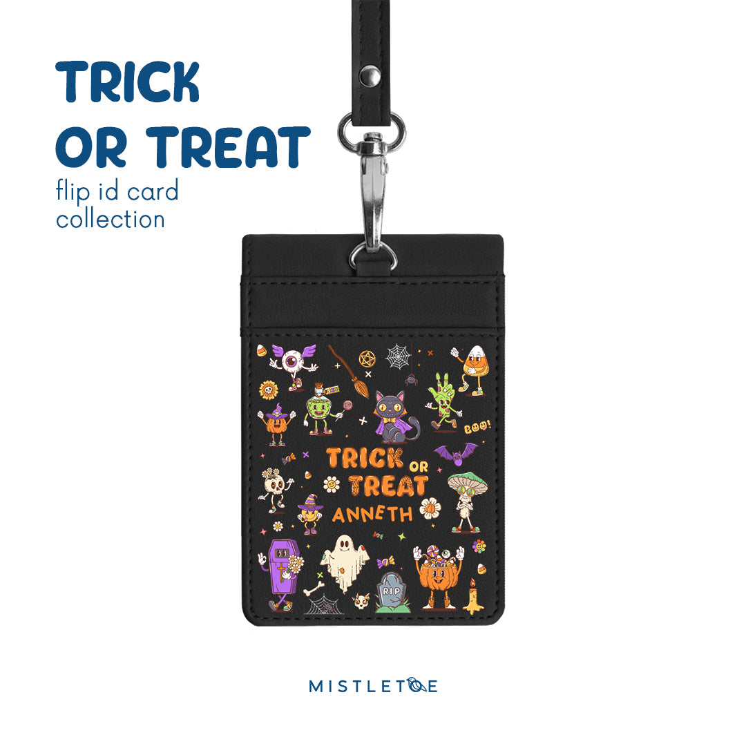 Mischievous Halloween- Flip ID Card | Lanyard