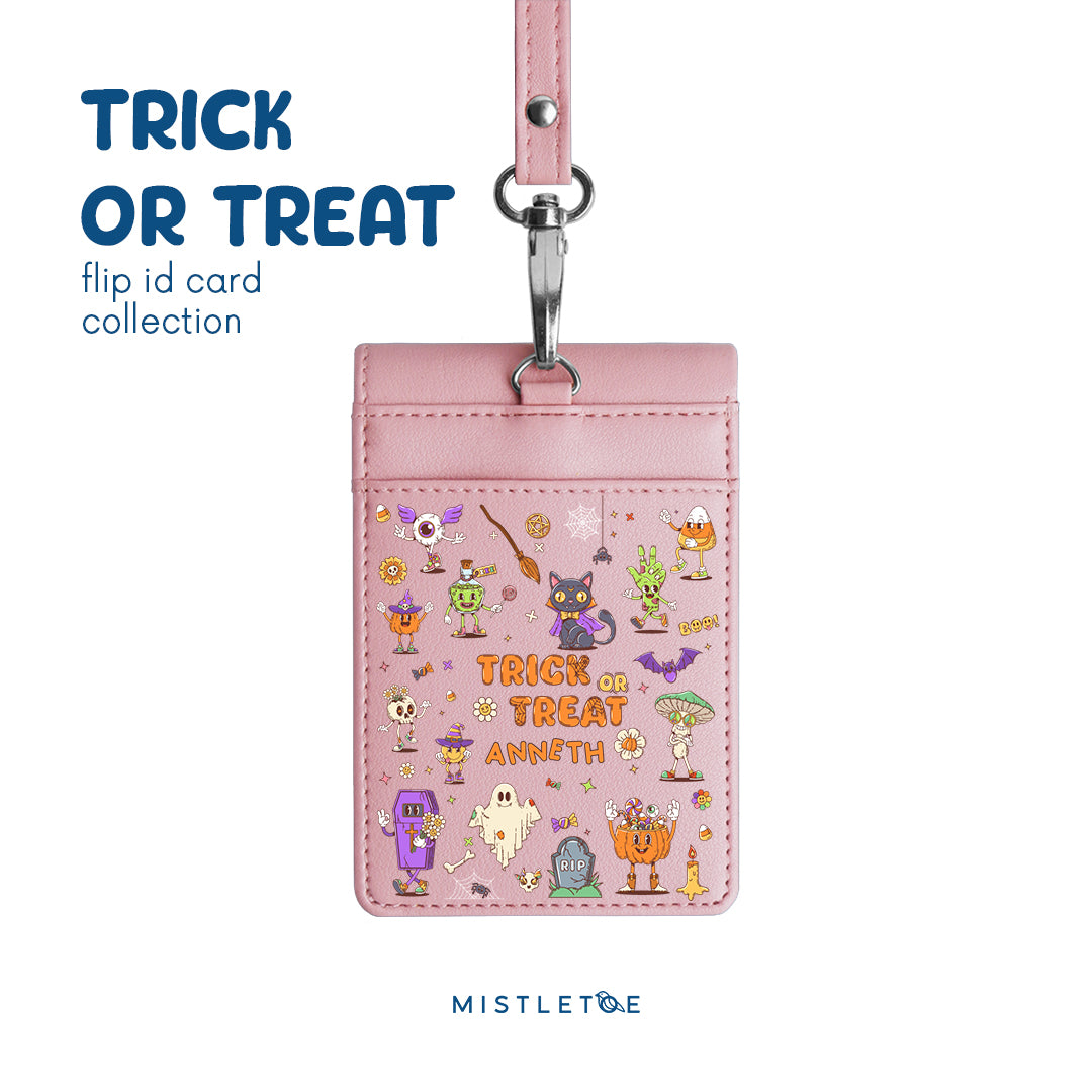 Mischievous Halloween- Flip ID Card | Lanyard