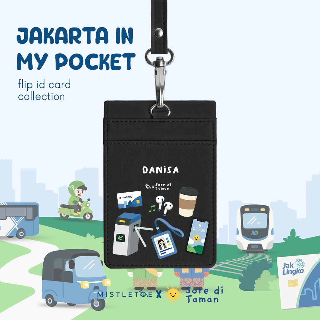 Morning Commute - Flip ID Card | Lanyard