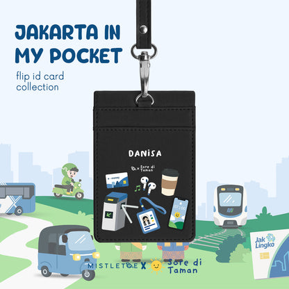 Morning Commute - Flip ID Card | Lanyard