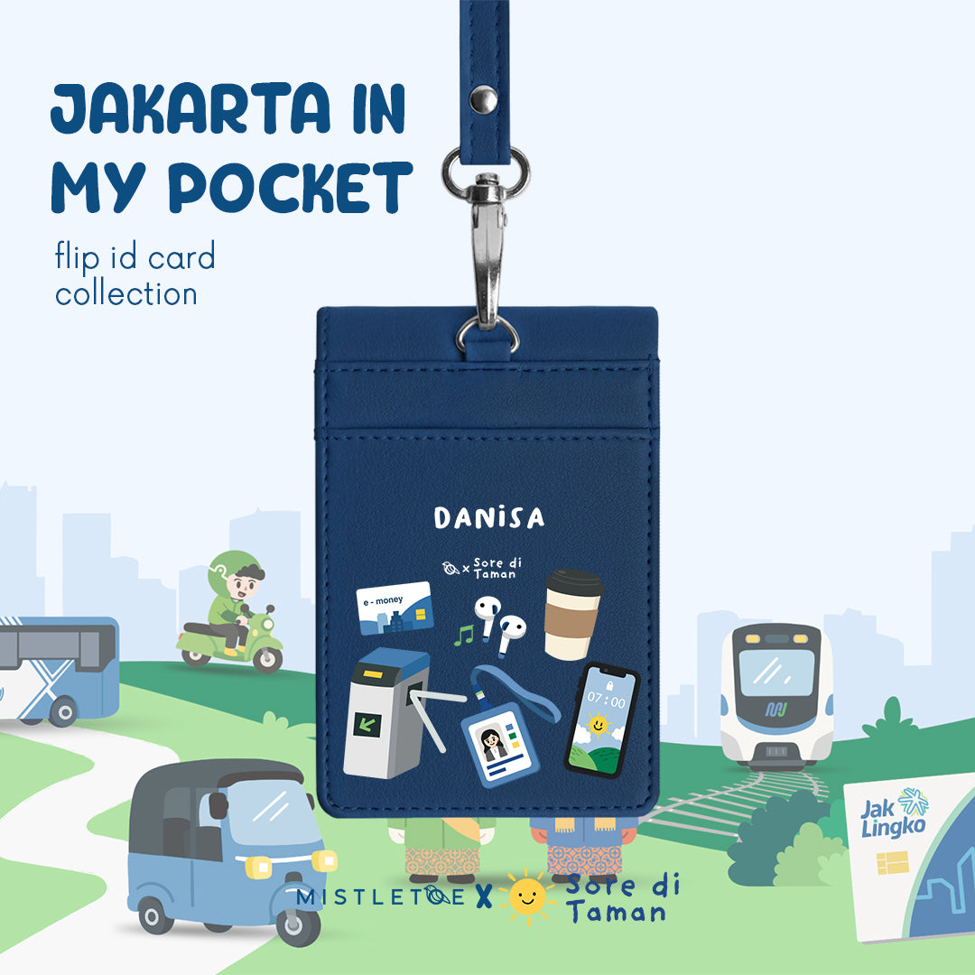 Morning Commute - Flip ID Card | Lanyard