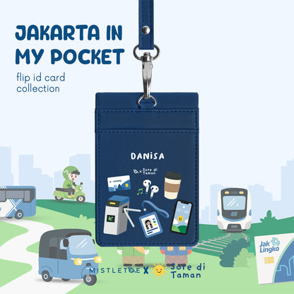 Morning Commute - Flip ID Card | Lanyard
