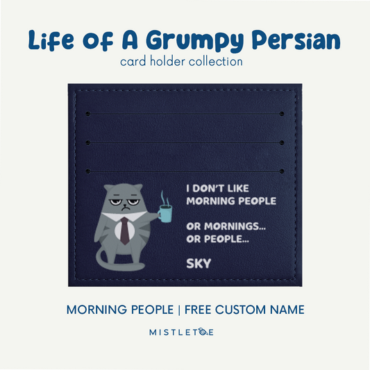 Morning People - Card Holder
