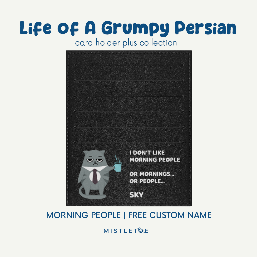 Morning People - Card Holder Plus