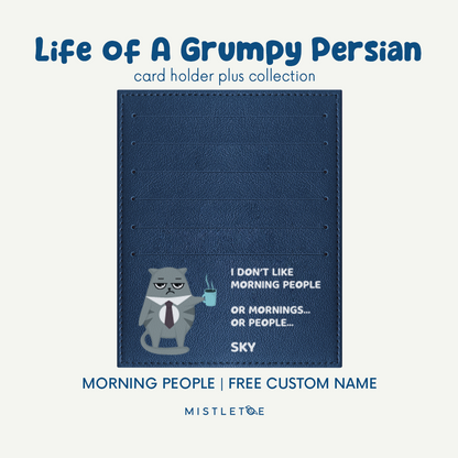 Morning People - Card Holder Plus