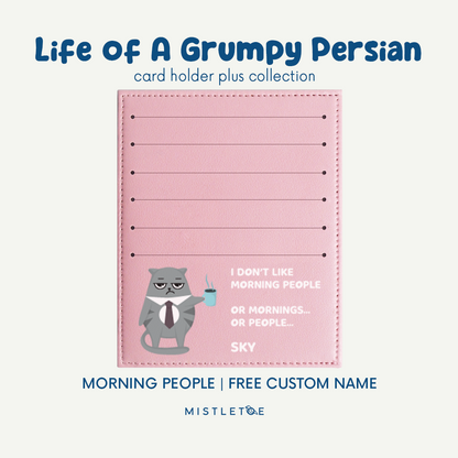 Morning People - Card Holder Plus