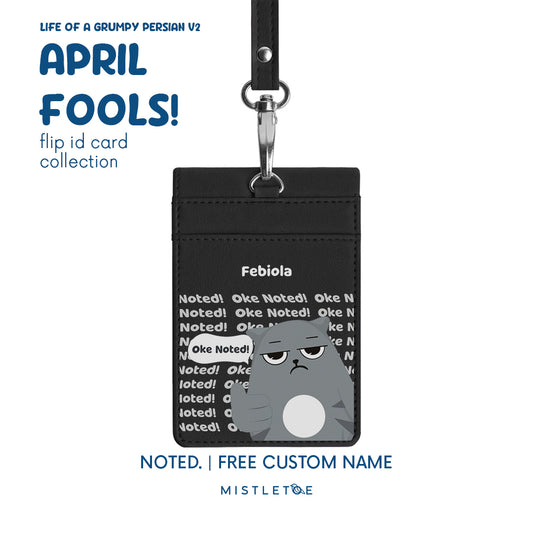 Noted. - Flip ID Card | Lanyard