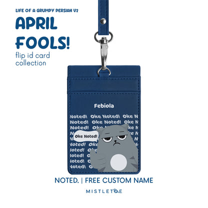 Noted. - Flip ID Card | Lanyard