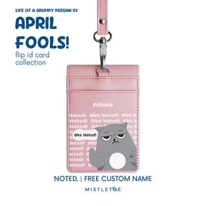 Noted. - Flip ID Card | Lanyard