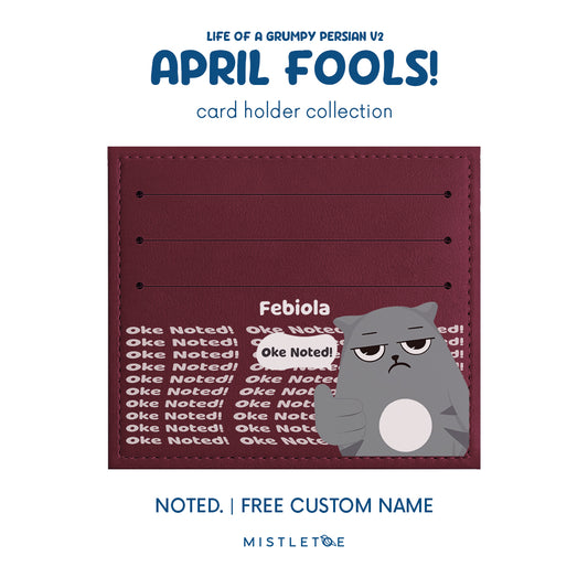 Noted. - Card Holder