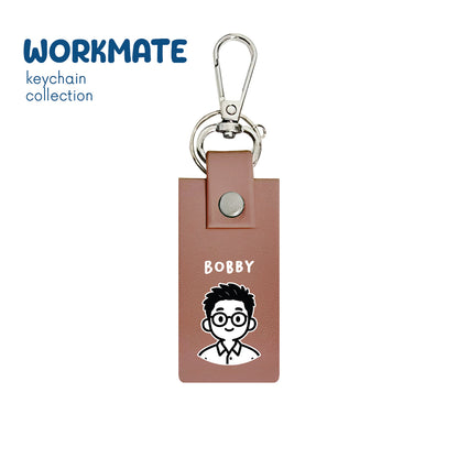 Office Guy - Keychain - Blossom Pink