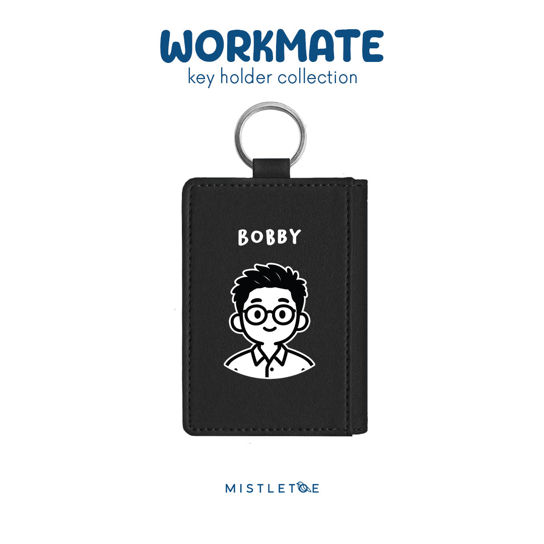 Office Guy - Key Holder - Charcoal Black