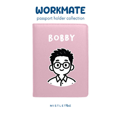 Office Guy - Passport Holder - Blossom Pink