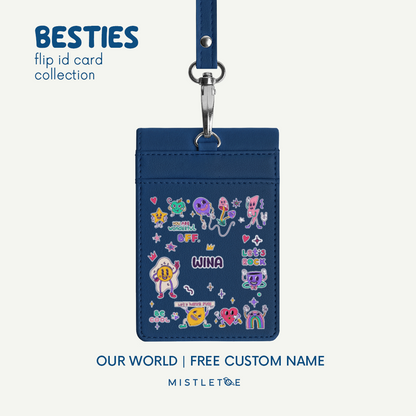 Our World - Flip ID Card | Lanyard