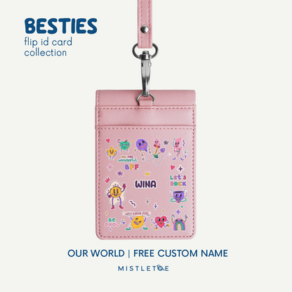 Our World - Flip ID Card | Lanyard