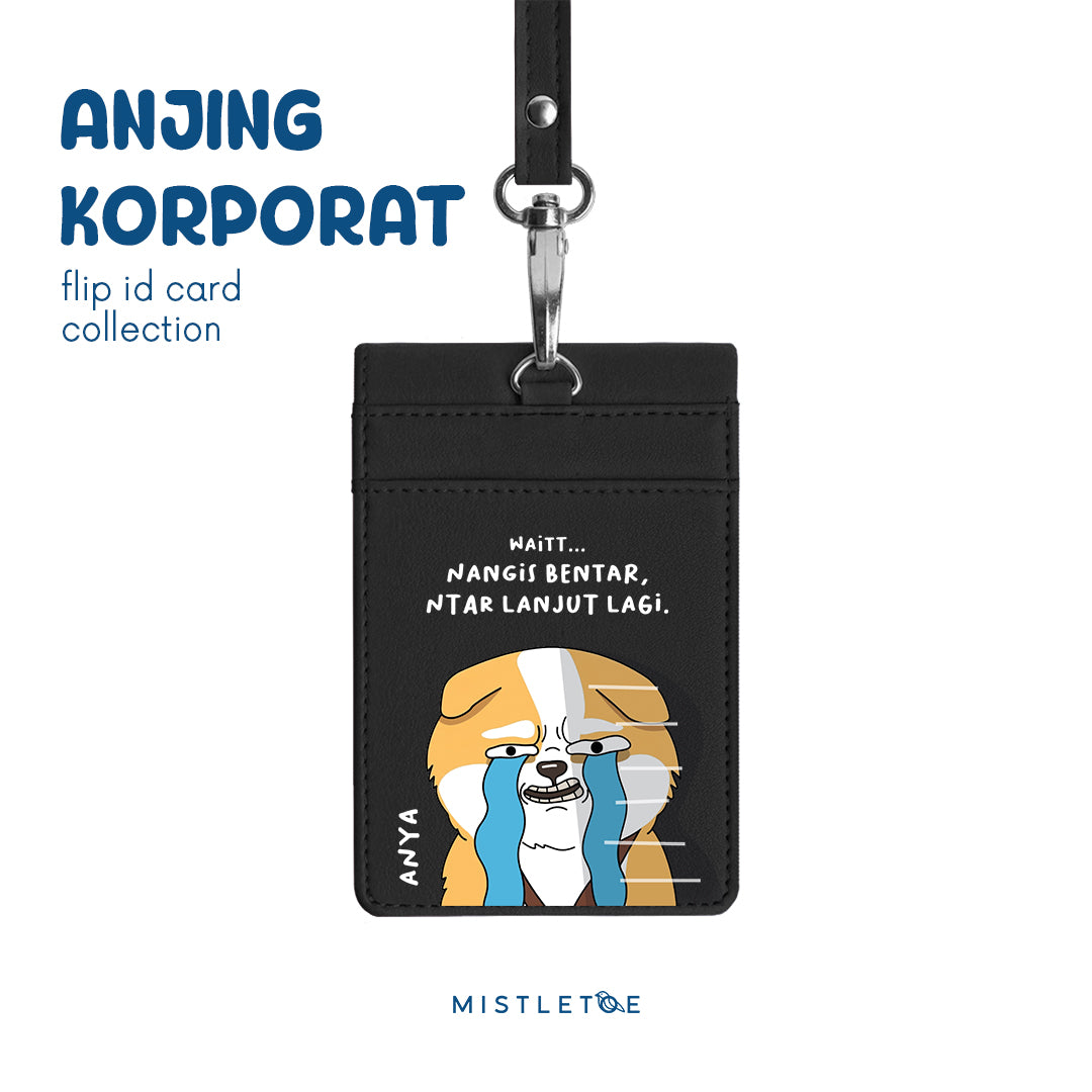 Overthinker - Flip ID Card | Lanyard