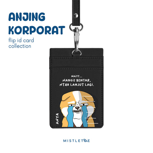 Overthinker - Flip ID Card | Lanyard