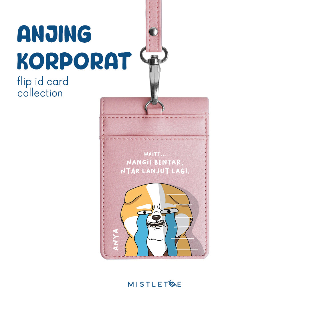 Overthinker - Flip ID Card | Lanyard