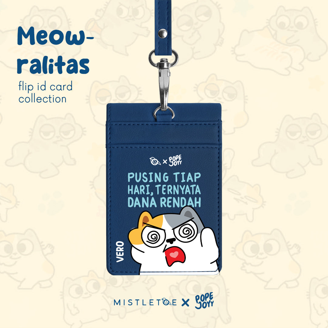 Overthinking - Flip ID Card | Lanyard