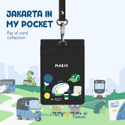 Padel and Cafe - Flip ID Card | Lanyard