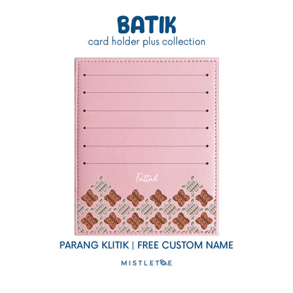 Parang Klitik - Card Holder Plus