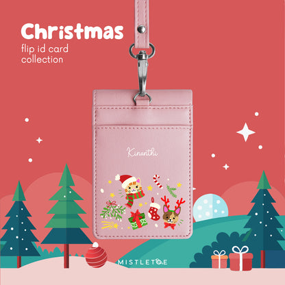 Paw-sitive Noel - Flip ID Card | Lanyard